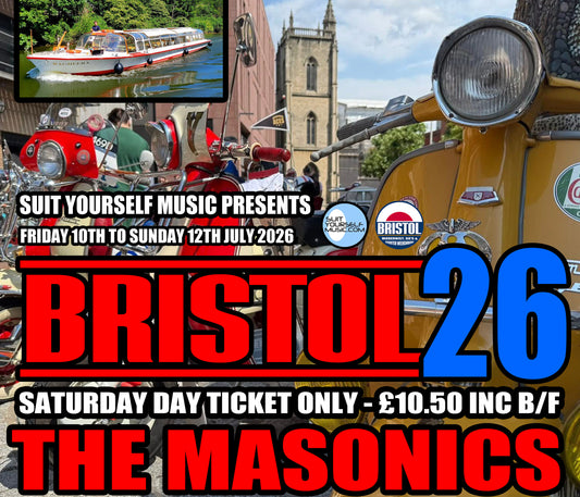 BRISTOL 26 - SATURDAY DAY TICKET ONLY 12-5PM