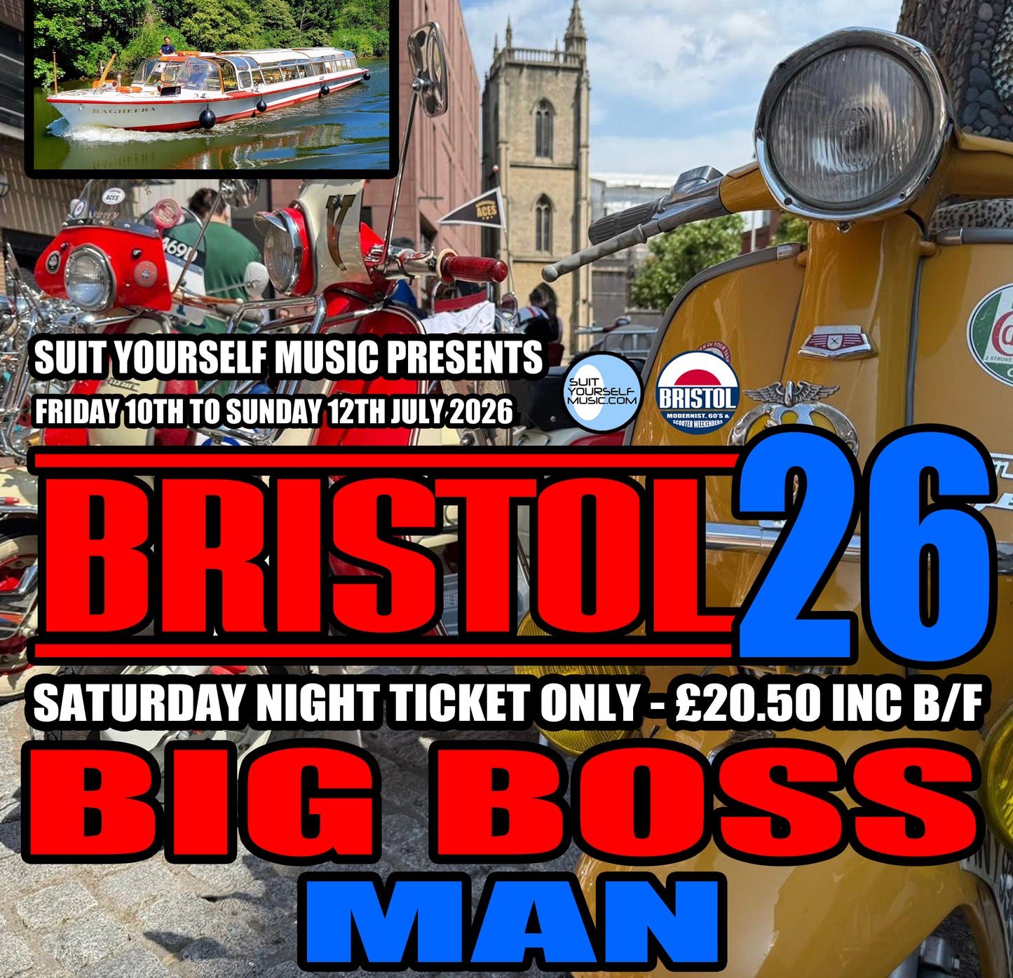 BRISTOL 26 - SATURDAY NIGHT TICKET ONLY