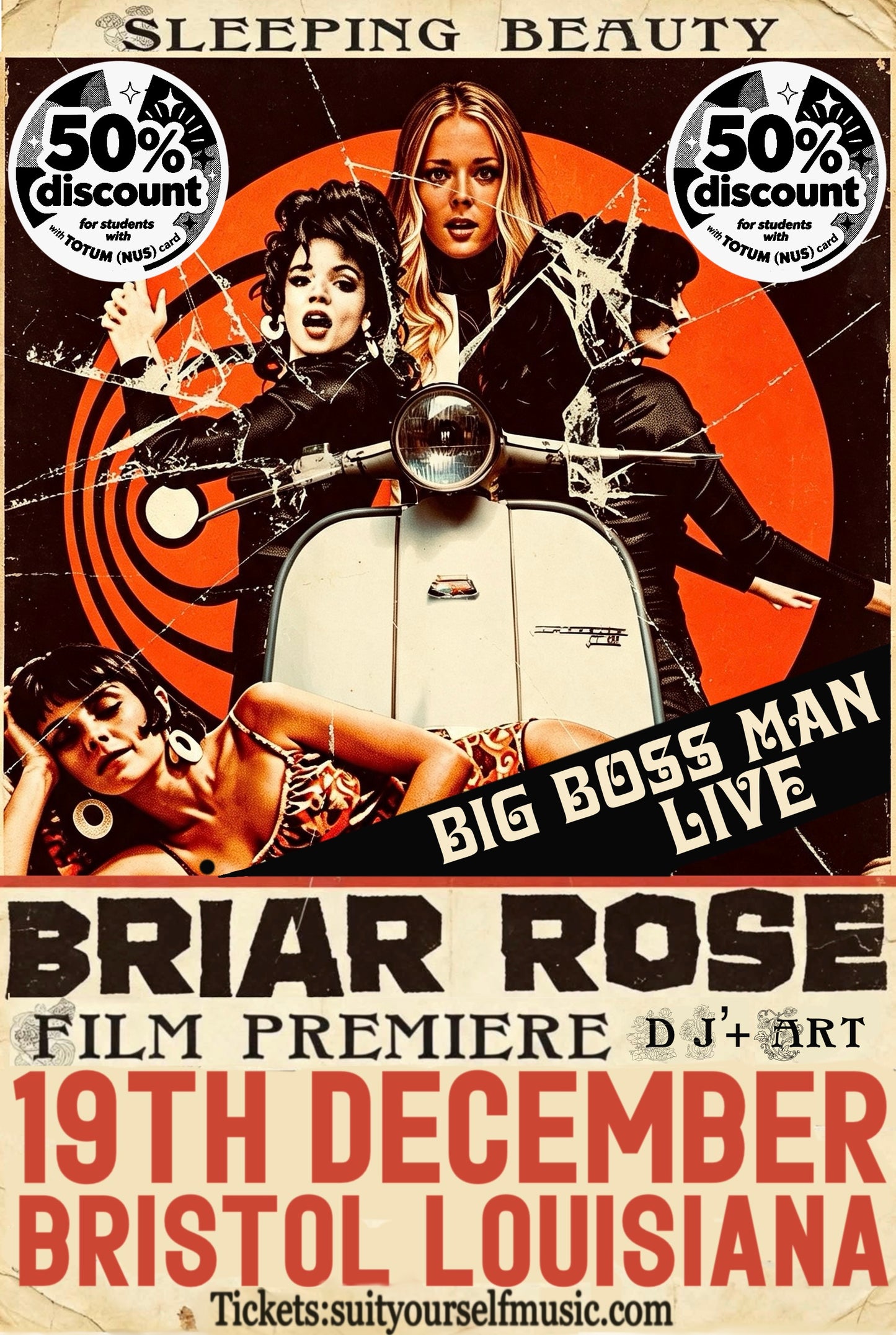 TOTUM/NUS TICKETS: BRIAR ROSE (Sleeping beauty) A GRIMM FAIRY TALES EXPERIENCE with BIG BOSS MAN - LIVE. (Copy)