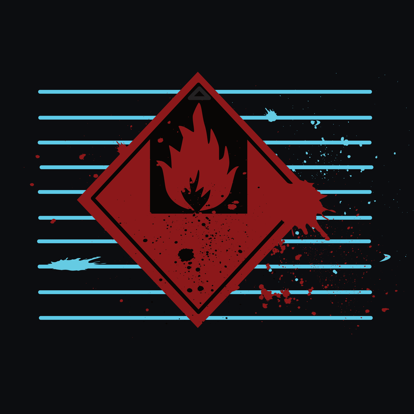 BLUE LINES: T-Shirt Inspired by Massive Attack - Suit Yourself Music