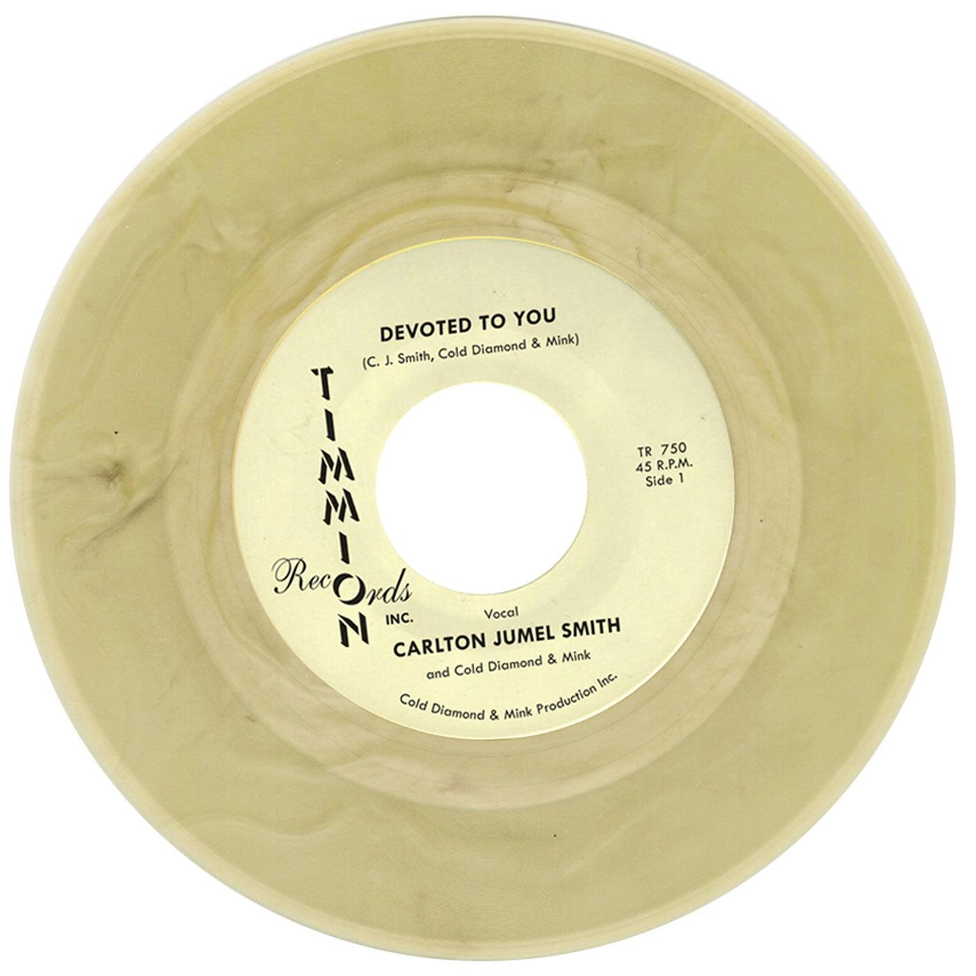 CARLTON JUMEL SMITH & Cold Diamond & Mink - Devoted To You (Clear gold vinyl limited edition) - Suit Yourself Music