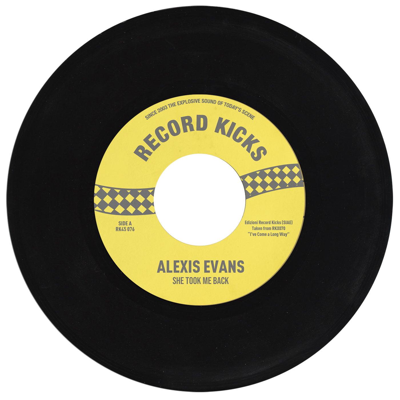 ALEXIS EVANS - She Took Me Back / It's All over Now - Suit Yourself Music