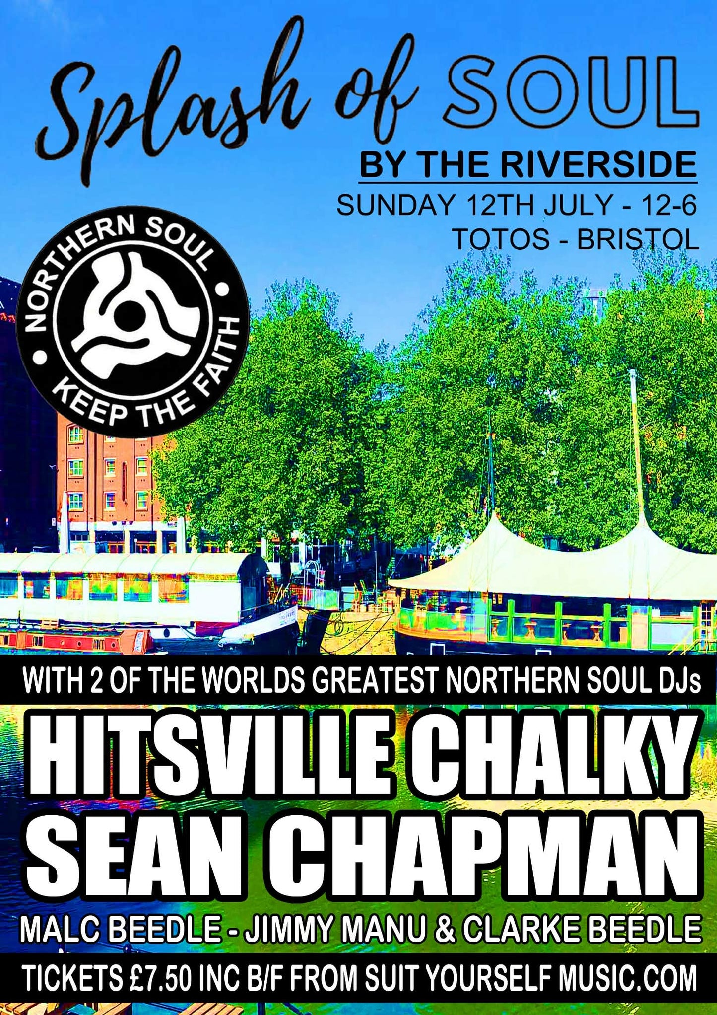 BRISTOL 26/SPLASH OF SOUL - SUNDAY DAY TICKET ONLY 12-6PM