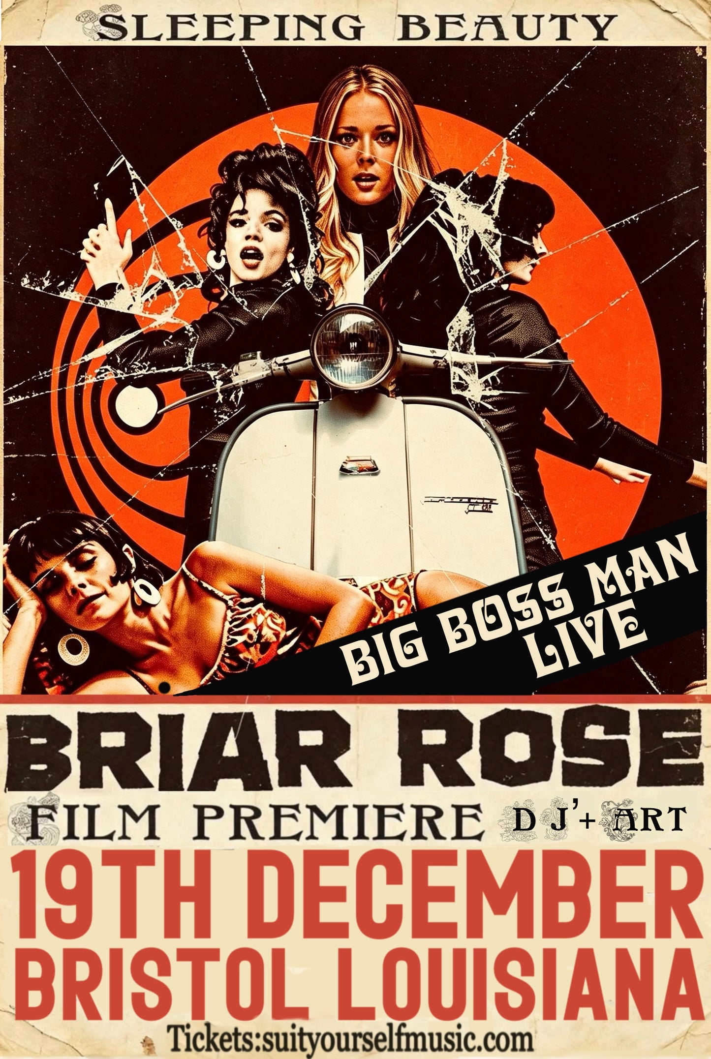 TICKETS: BRIAR ROSE (Sleeping beauty) A GRIMM FAIRY TALES EXPERIENCE with BIG BOSS MAN - LIVE.