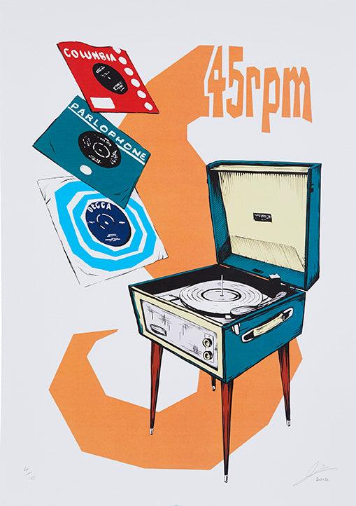 45 RPM: T-Shirt Inspired by Record Collecting - Suit Yourself Music